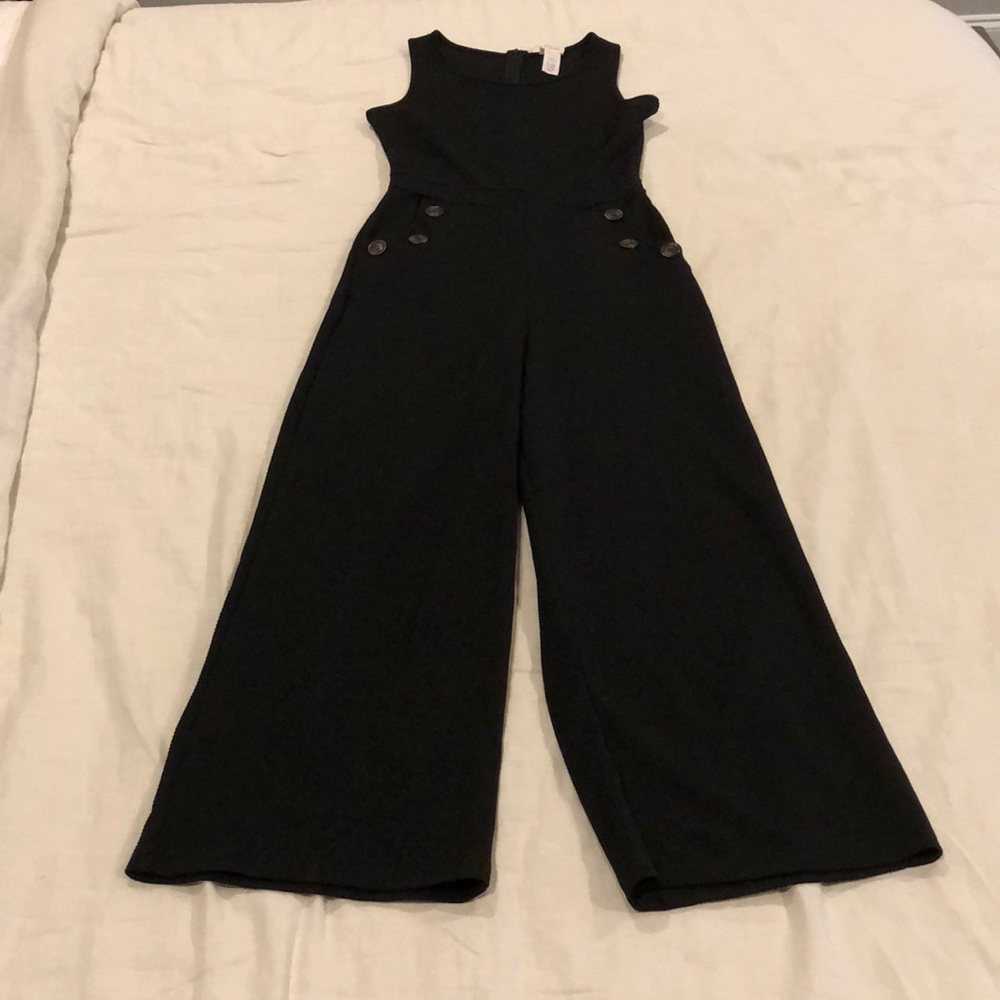 Caution To The Wind Black Jumpsuit